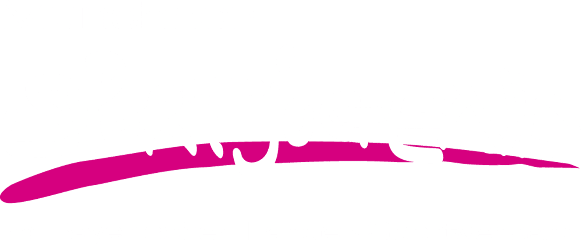 Logo der M&uuml;nchner Sportjugend im Bayerischen Landes-Sportverband, in Wei&szlig; und Pink auf schwarzem Hintergrund.