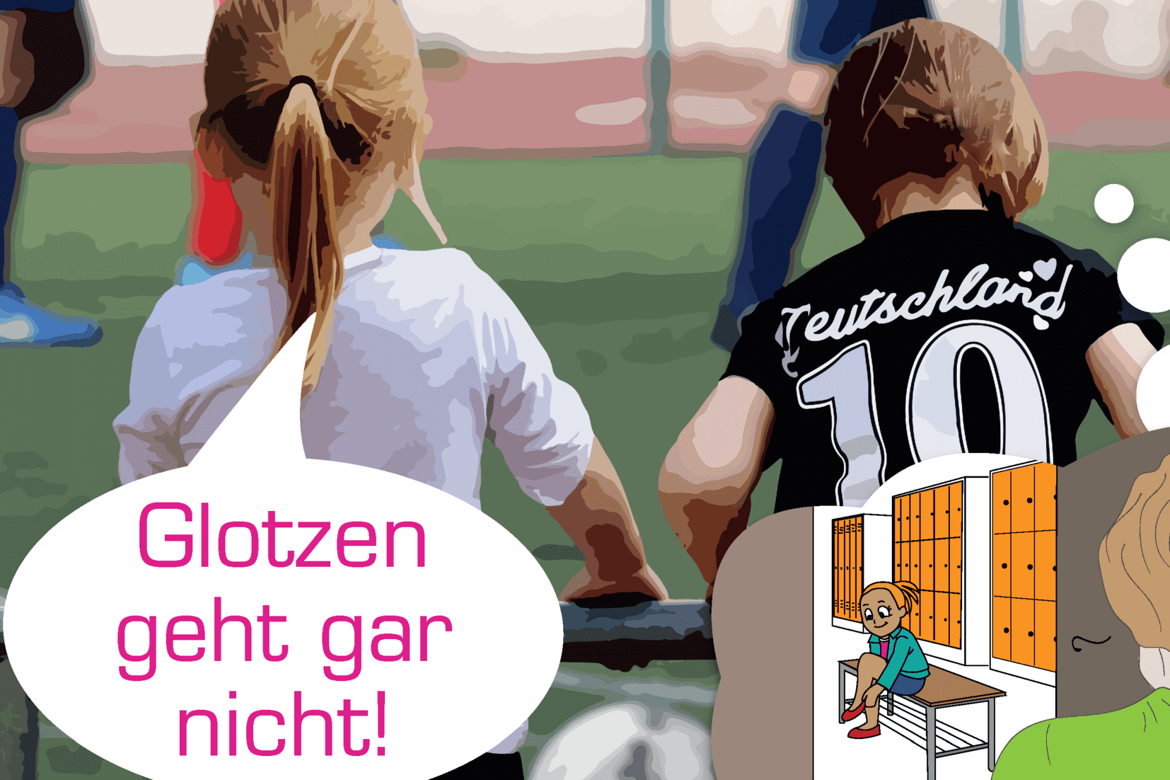 Plakat Glotzen geht gar nicht