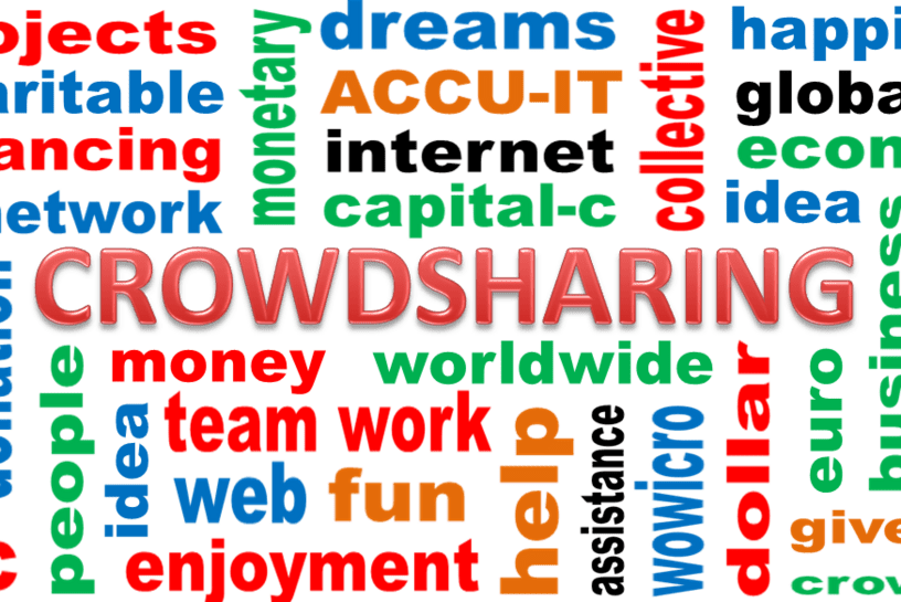 Crowdsharing Wortwolke